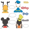 Picture of Mickey and Friends Peel and Stick Wall Decals with Dry Erase