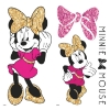 Picture of Minnie Mouse Peel and Stick Wall Decals with Glitter