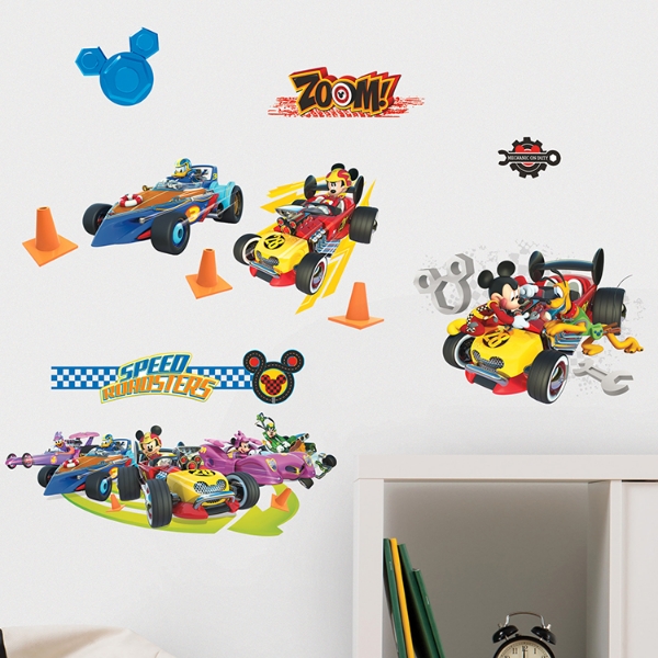 Picture of Mickey and the Roadsters Racers Peel and Stick Wall Decals