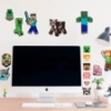 Picture of Minecraft Characters Peel & Stick Wall Decals