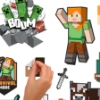 Picture of Minecraft Characters Peel & Stick Wall Decals