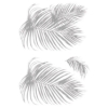 Picture of Mr. Kate Tropical Shadow Palm Frond Peel And Stick Wall Decals