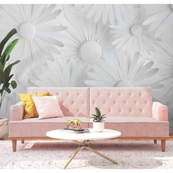 Picture of Mr. Kate  Modern Daisy Peel & Stick Wallpaper Mural