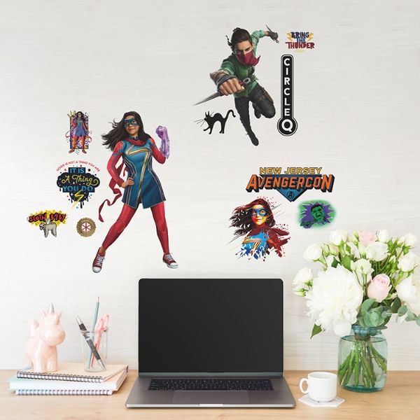 Picture of Ms. Marvel Peel And Stick Wall Decals