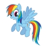 Picture of My Little Pony Rainbow Dash Giant Wall Decals