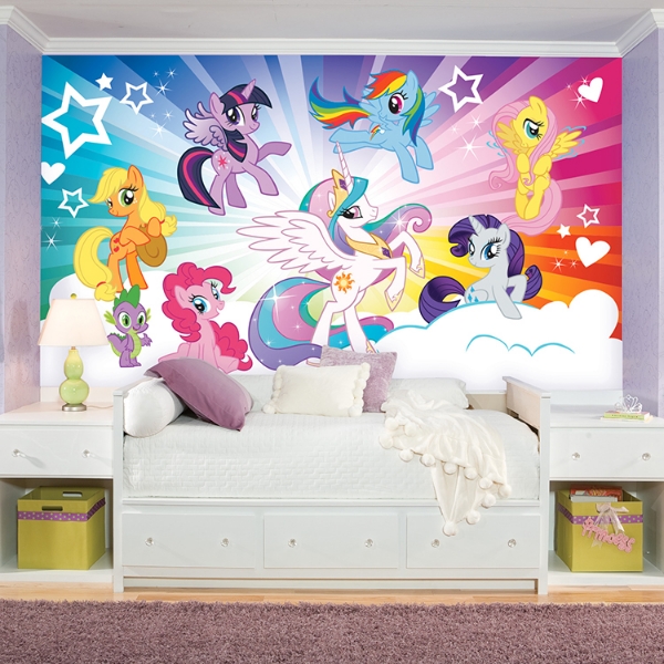 Picture of My Little Pony Cloud Burst XL Spray and Stick Wallpaper Mural