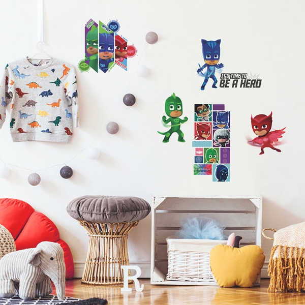 Picture of PJ Masks Peel and Stick Wall Decals