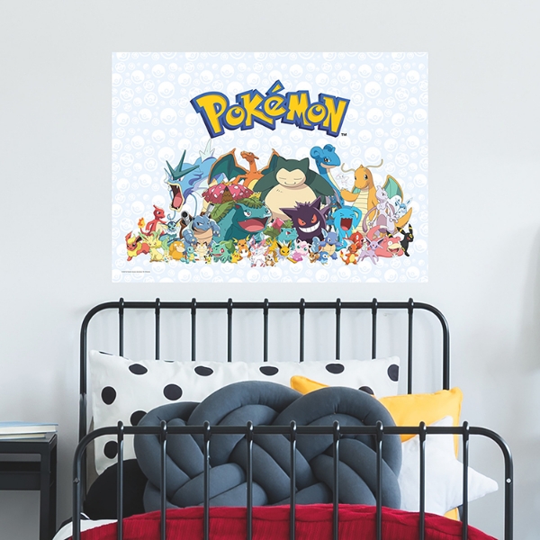 Picture of Pokemon Characters Peel and Stick Wall Graphix