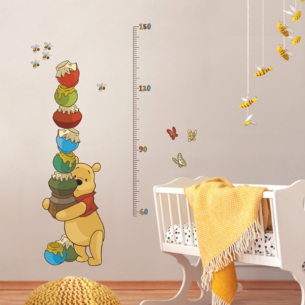 Picture of Pooh & Friends Growth Chart Wall Decals