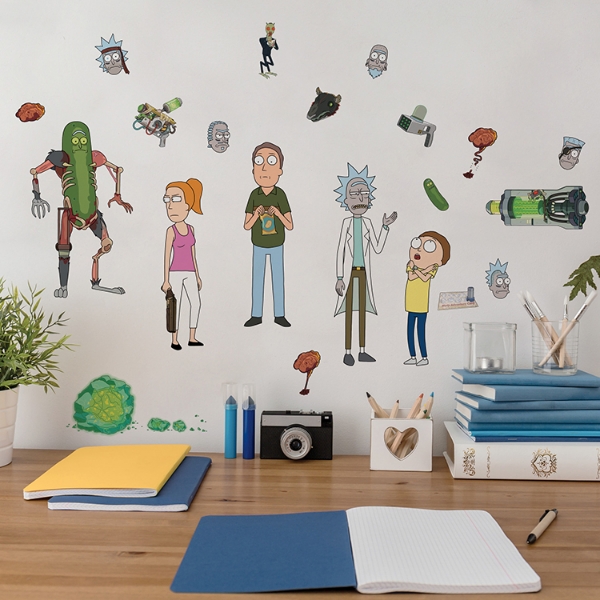 Picture of Rick and Morty Peel and Stick Wall Decals