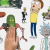 Picture of Rick and Morty Peel and Stick Wall Decals