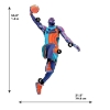 Picture of Space Jam Lebron Peel And Stick Giant Wall Decals