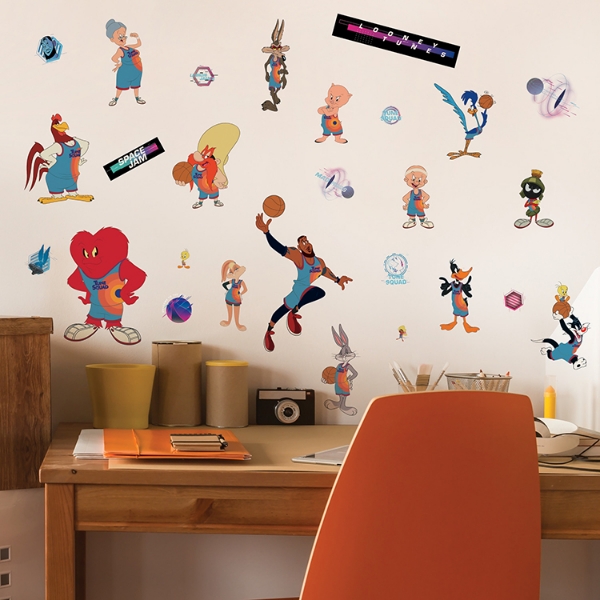 Picture of Space Jam Peel And Stick Wall Decals