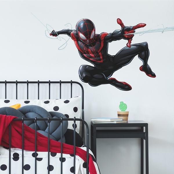 Picture of Spider-Man Miles Morales Peel and Stick Giant Wall Decals