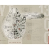 Picture of Star Wars Millennium Falcon Wallpaper Mural