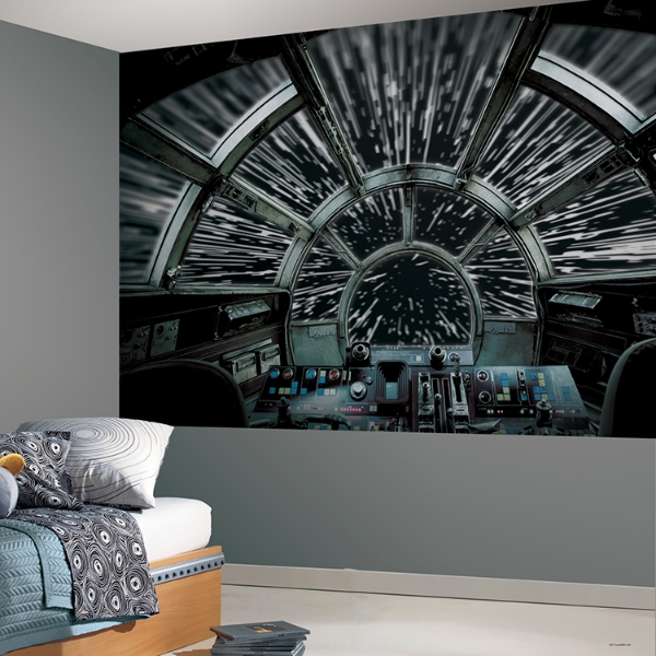 Picture of Star Wars Millennium Falcon Peel and Stick Mural