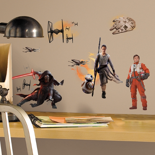 Picture of Star Wars: The Force Awakens Peel and Stick Wall Decals