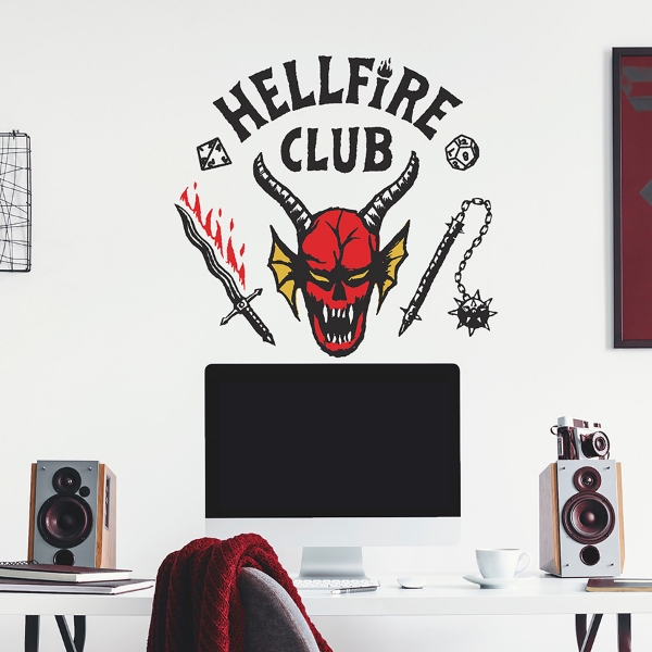 Picture of Stranger Things Hellfire Club Giant Peel & Stick Wall Decals