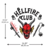 Picture of Stranger Things Hellfire Club Giant Peel & Stick Wall Decals