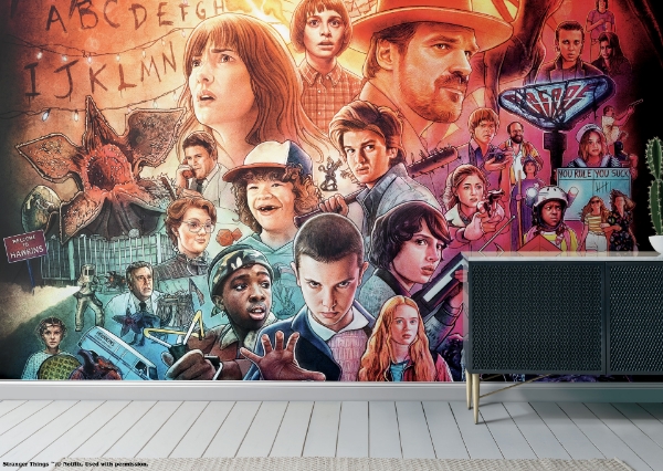 Picture of Netflix Stranger Things Peel and Stick Wallpaper Mural