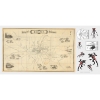 Picture of Stranger Things Dry Erase Hawkins Map Peel And Stick Giant Wall Decal