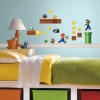 Picture of Nintendo Super Mario Bros. Mario & Luigi Build A Scene Wall Decals