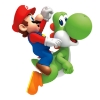 Picture of Yoshi & Mario Giant Wall Decals