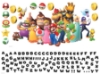 Picture of Super Mario Giant Peel & Stick Wall Decal With Alphabet