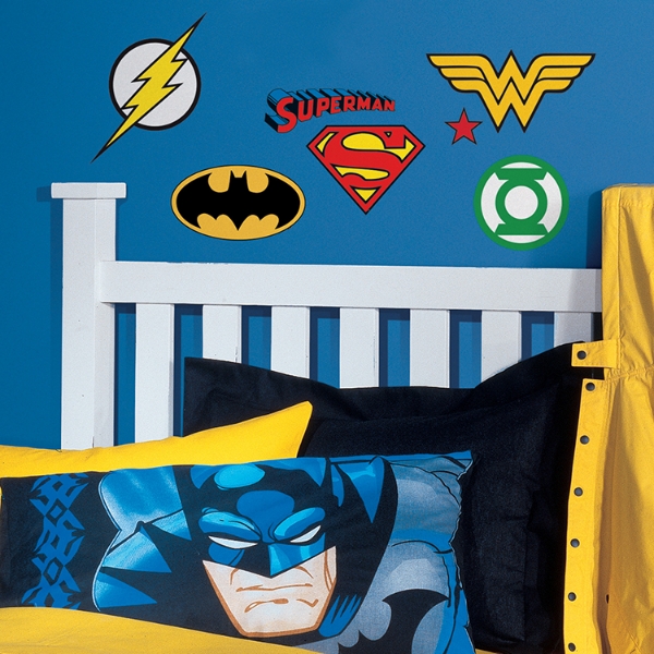 Picture of DC Super Heroes Logos Wall Decals