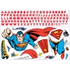 Picture of Classic Superman Peel And Stick Giant Wall Decals With Alphabet