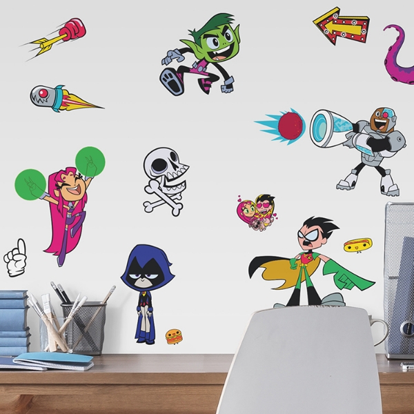 Picture of Teen Titans GO! Peel and Stick Wall Decals