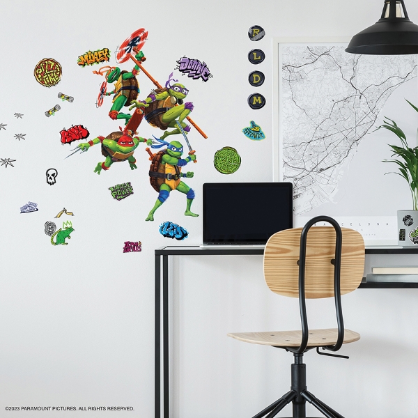 Picture of TeenageÂ MutantÂ Ninja TurtlesÂ MutantÂ MayhemÂ Characters Wall Decals