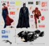 Picture of The Flash Movie Super Heroes Set Wall Decals