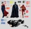 Picture of The Flash Movie Super Heroes Set Wall Decals