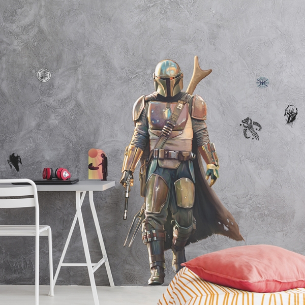 Picture of The Mandalorian Peel and Stick Giant Wall Decals