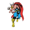 Picture of Marvel Classic Thor Comic Peel and Stick Giant Wall Decal