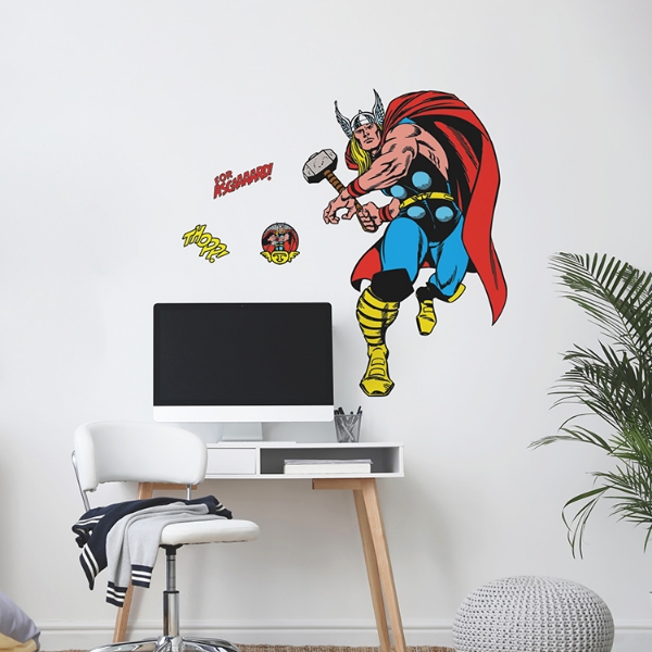 Picture of Marvel Classic Thor Comic Peel and Stick Giant Wall Decal