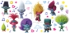 Picture of Trolls 3 Band Together with Glitter Wall Decals