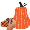 Picture of Decorative Pumpkins Peel And Stick Wall Decal