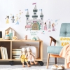 Picture of Princess And Knight Castle Peel And Stick Giant Wall Decal With Alphabet