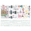 Picture of Princess And Knight Castle Peel And Stick Giant Wall Decal With Alphabet