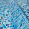 Picture of Blue Mosaic Privacy Window Film