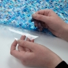 Picture of Blue Mosaic Privacy Window Film