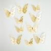 Picture of 3D Gold Butterflies Peel & Stick Mirrors