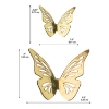 Picture of 3D Gold Butterflies Peel & Stick Mirrors