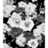 Picture of Black And White Floral Tapestry