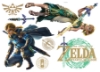 Picture of The Legend of Zelda Tears of the Kingdom - Zelda & Link Wall Decals