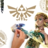 Picture of The Legend of Zelda Tears of the Kingdom - Zelda & Link Wall Decals