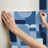 Picture of Boxanne Blue Peel and Stick Wallpaper