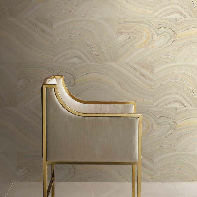 York Wallcoverings. Gray Onyx Premium Peel + Stick Wallpaper | Candice ...